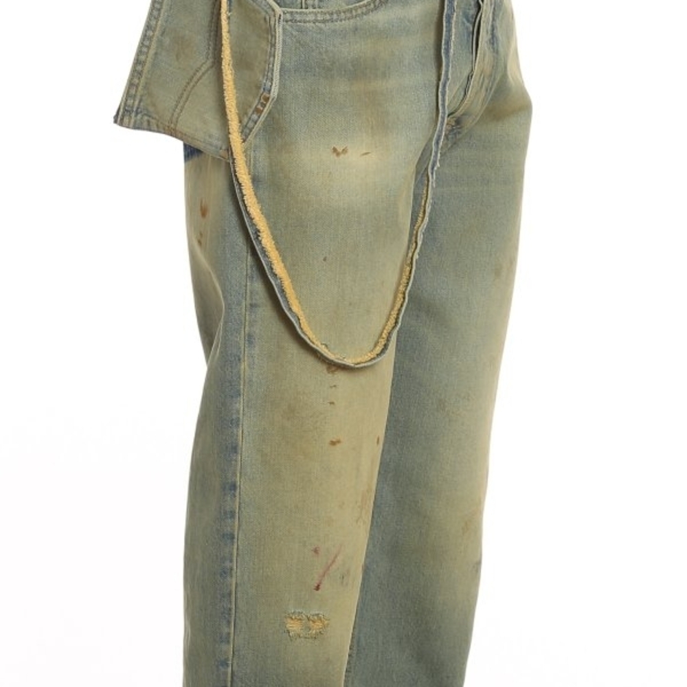 Maison Margiela Distressed Pocket Pouch Jeans